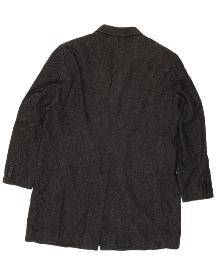 Jachetă pentru bărbați Marks & Spencer Open Blazer UK 44 2XL Lână gri