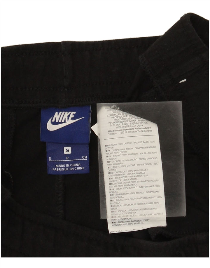 Pantaloni scurti sport Nike pentru bărbați, bumbac negru mic