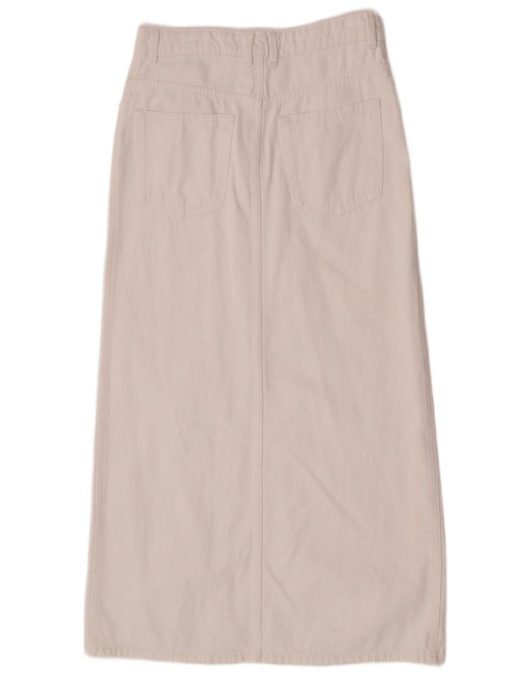 Fusta de blugi pentru femei Mango Medium W30 Bumbac alb