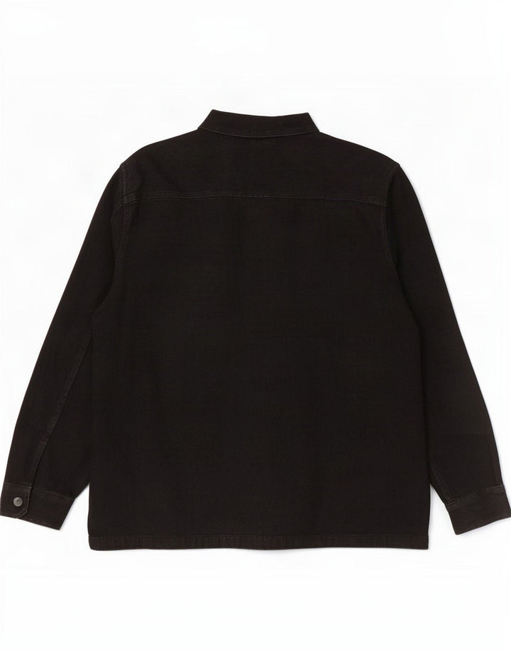 Cămașă din blugi pentru bărbați Marks & Spencer, bumbac negru 3XL