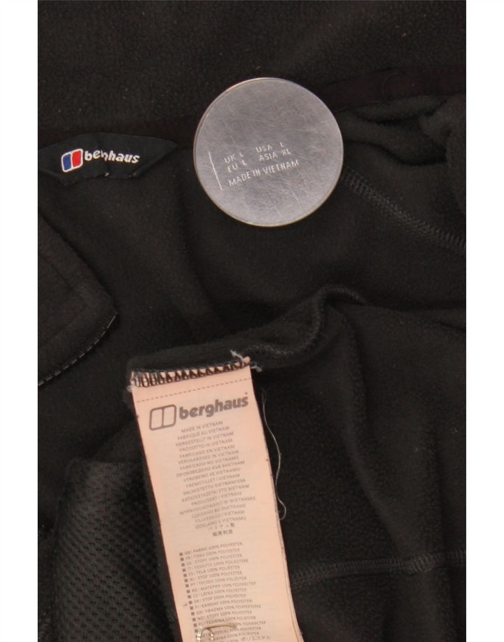 Jachetă fleece pentru bărbați Berghaus UK 40, mare, negru, poliester