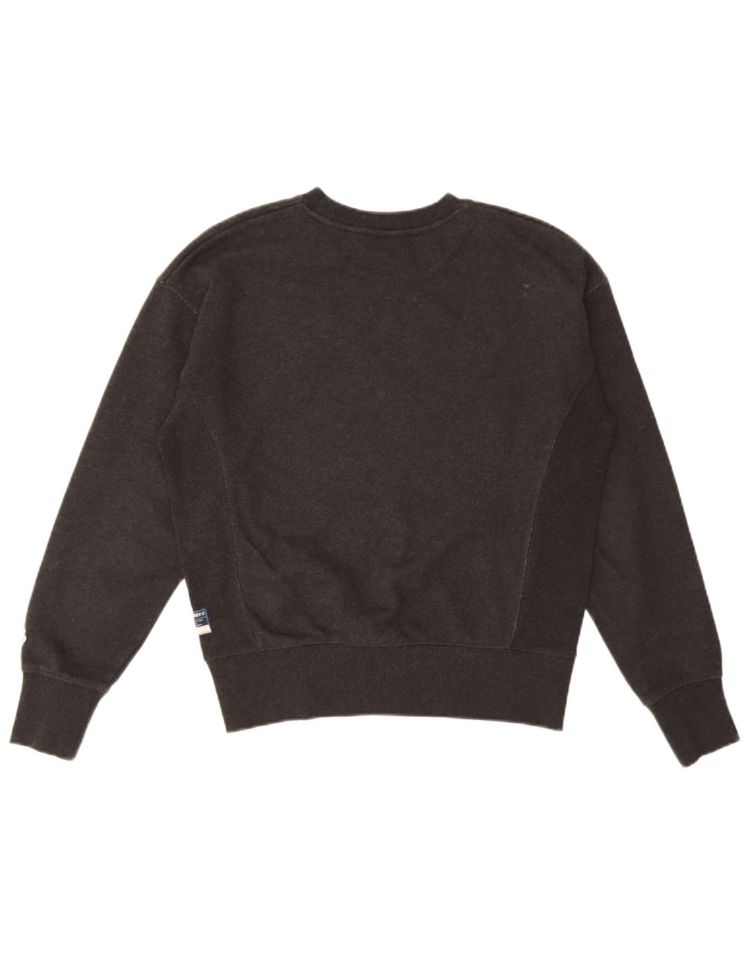 Pulover supradimensionat pentru femei Superdry UK 10 Bumbac negru mic