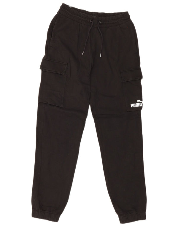 Pantaloni de trening Puma Cargo pentru bărbați Pantaloni de jogging Mici Bumbac Negru