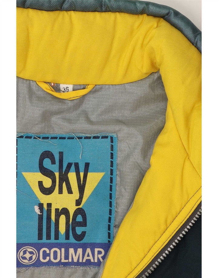 Jachetă de schi cu grafică Colmar pentru bărbați IT 36 Small Yellow Colorblock Poliamidă