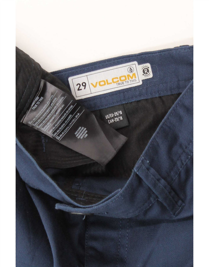 Pantaloni scurți chino pentru bărbați Volcom W29 Small, bleumarin, poliester