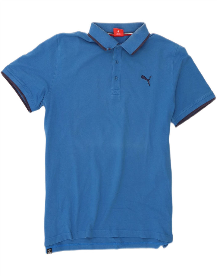 Tricou polo Puma pentru bărbați, mare, albastru, bumbac