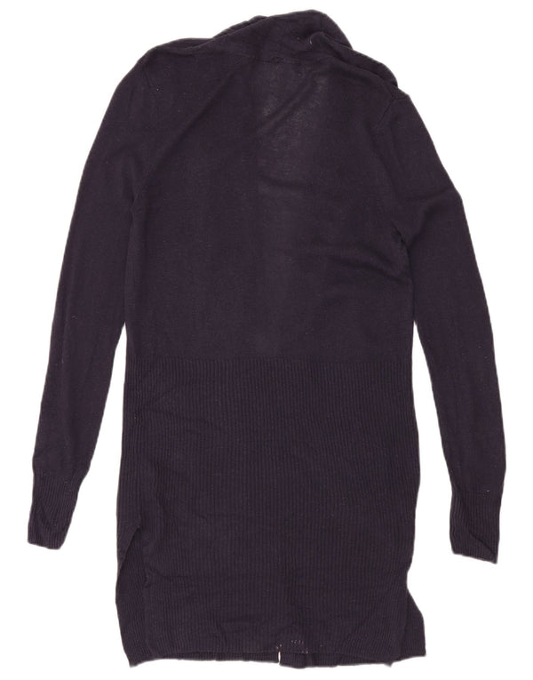 MARKS & SPENCER Pulover cardigan cu paragate pentru femei UK 10 Mic bleumarin