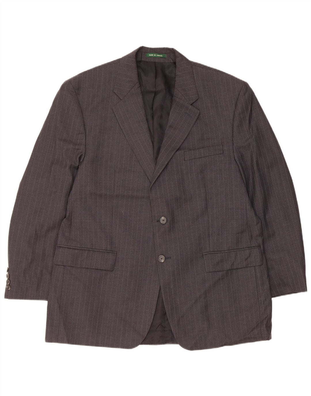 Jachetă pentru bărbați Ralph Lauren, cu 2 nasturi, UK 44 XL, lână gri cu dungi