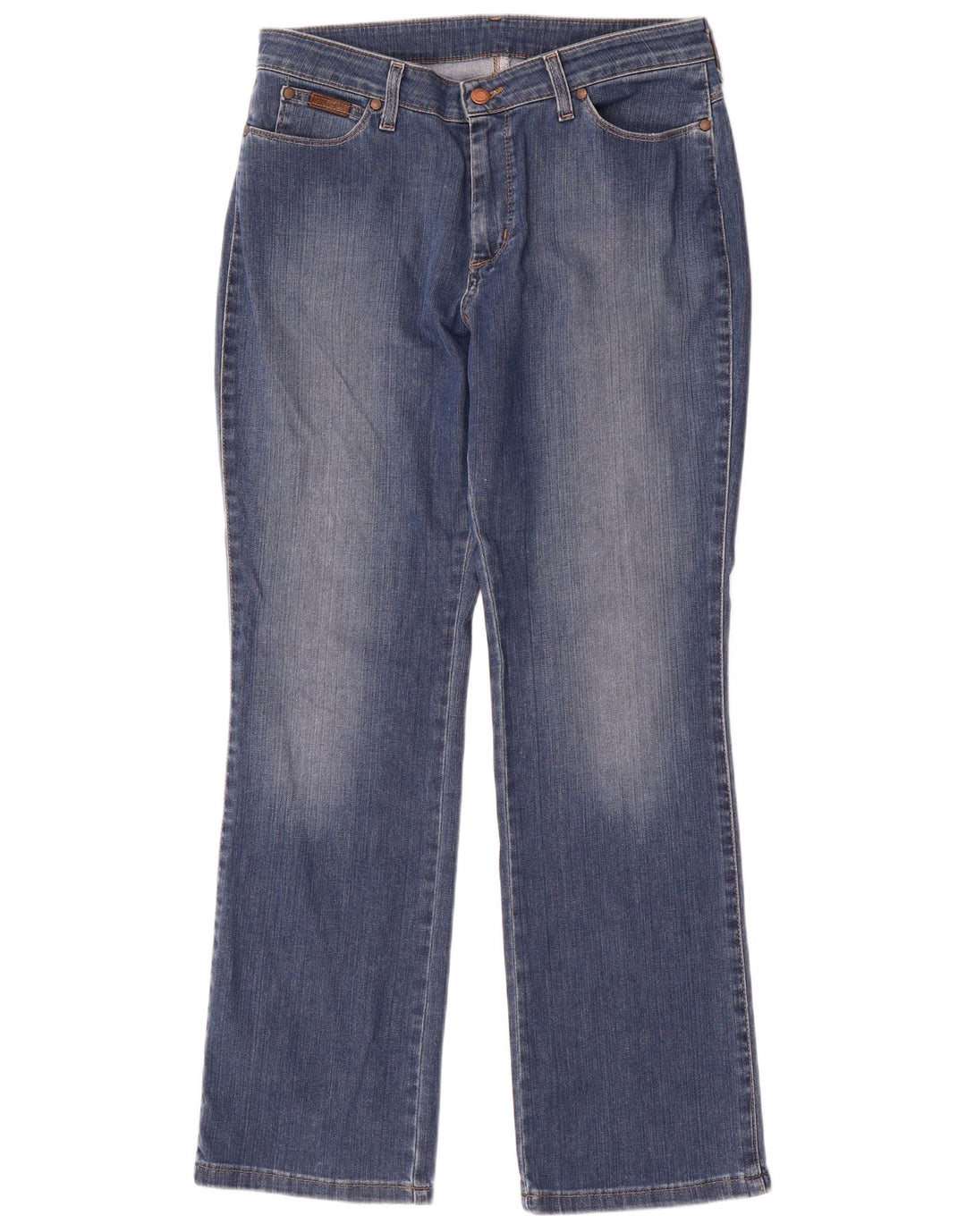Blugi pentru femei Wrangler Curvy Bootcut W32 L30 Bumbac albastru