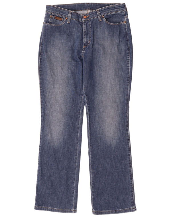 Blugi pentru femei Wrangler Curvy Bootcut W32 L30 Bumbac albastru