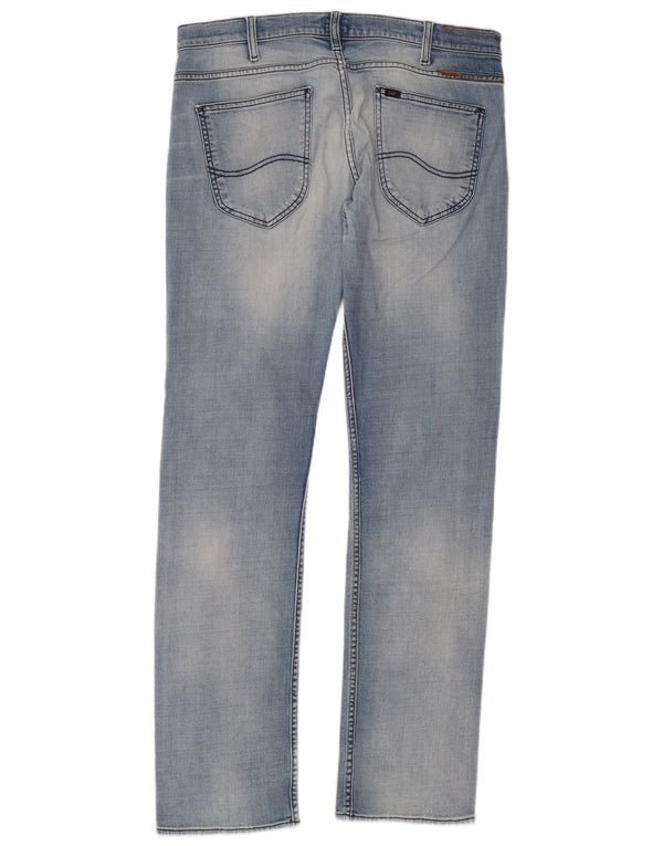 Blugi Lee Powell Slim pentru bărbați L34 L34 Bumbac albastru