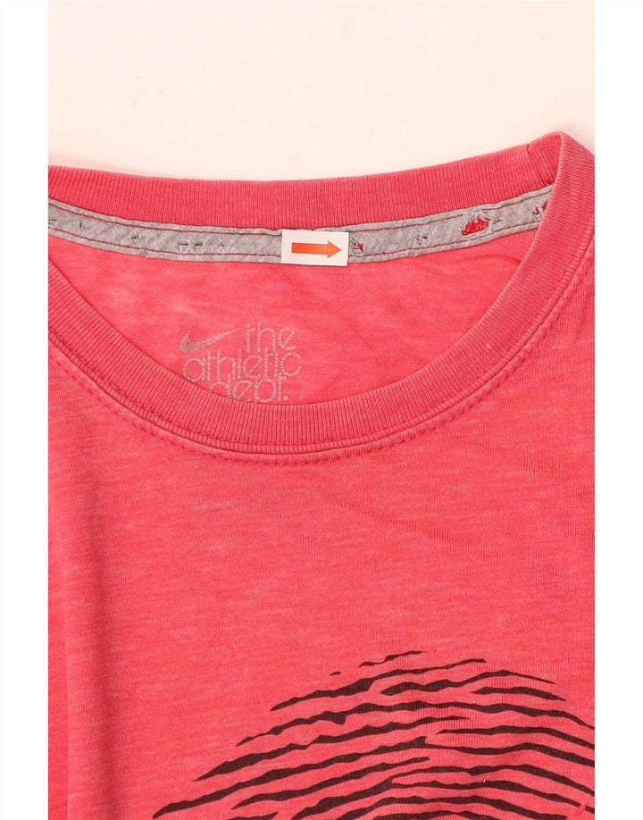 Tricou grafic pentru bărbați Nike Regular Fit Top Poliester roșu mediu