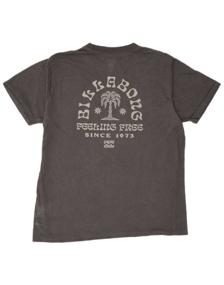 Tricou grafic pentru bărbați Billabong Top mare bumbac gri