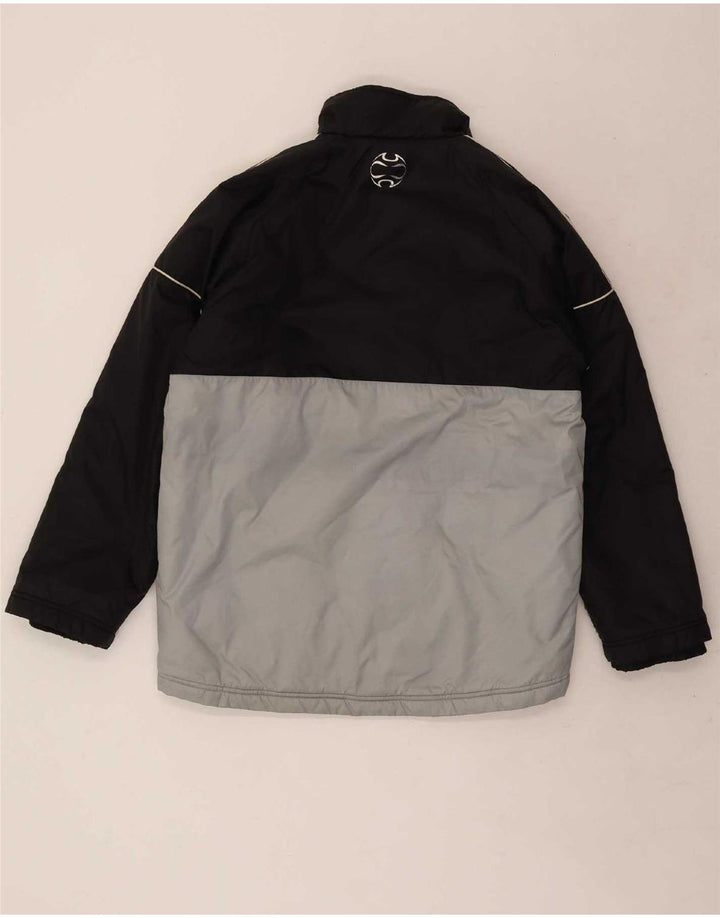 Jachetă de vânt pentru băieți Adidas 13-14 ani, negru, poliester color bloc