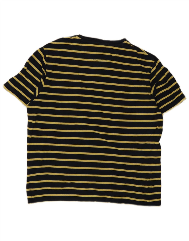 Tricou pentru bărbați Zara Top, bumbac cu dungi negre medii