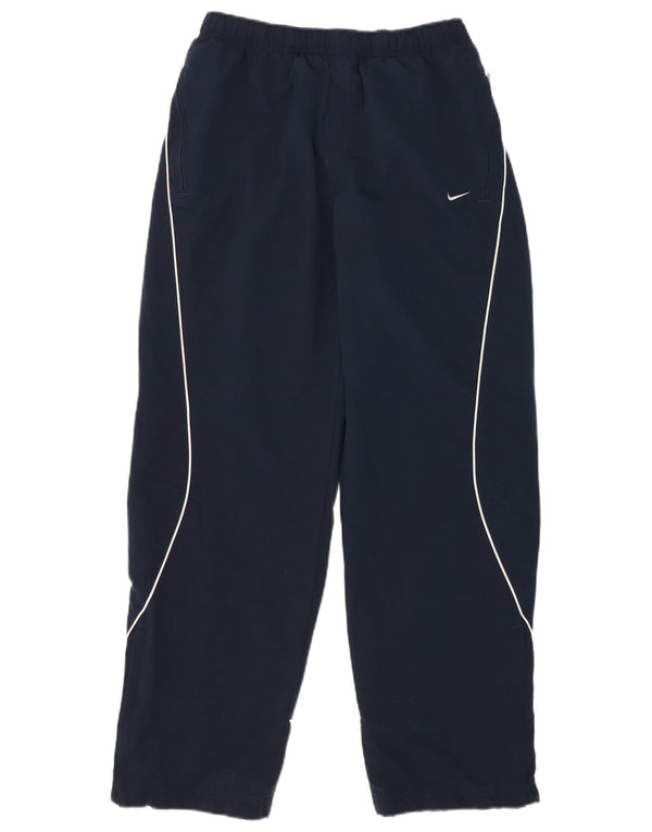 Pantaloni de trening Nike pentru bărbați Marea Britanie 38/40 Poliester mediu albastru bleumarin