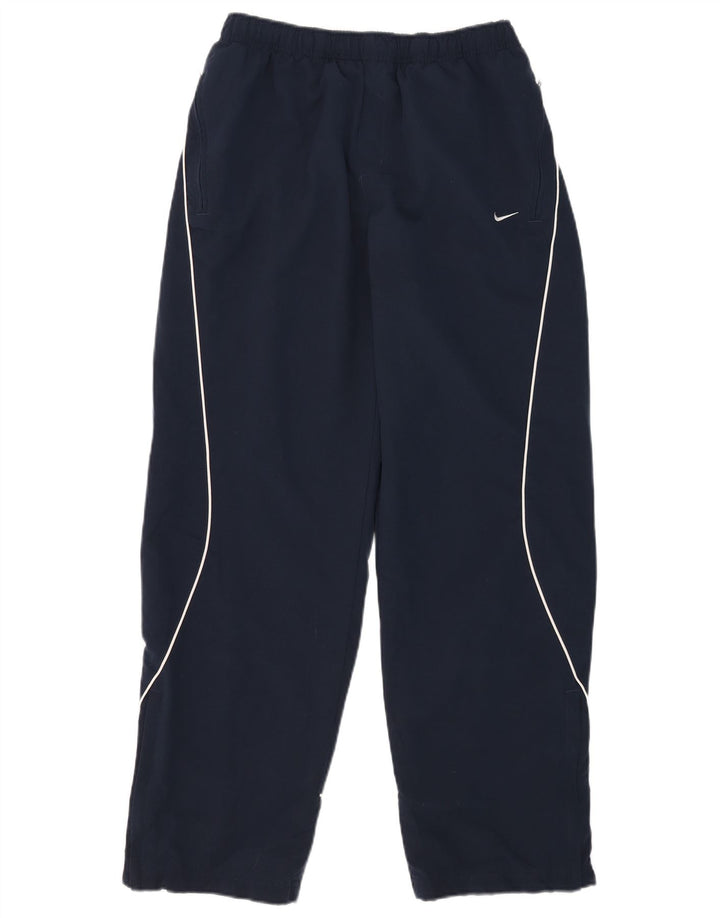 Pantaloni de trening Nike pentru bărbați Marea Britanie 38/40 Poliester mediu albastru bleumarin