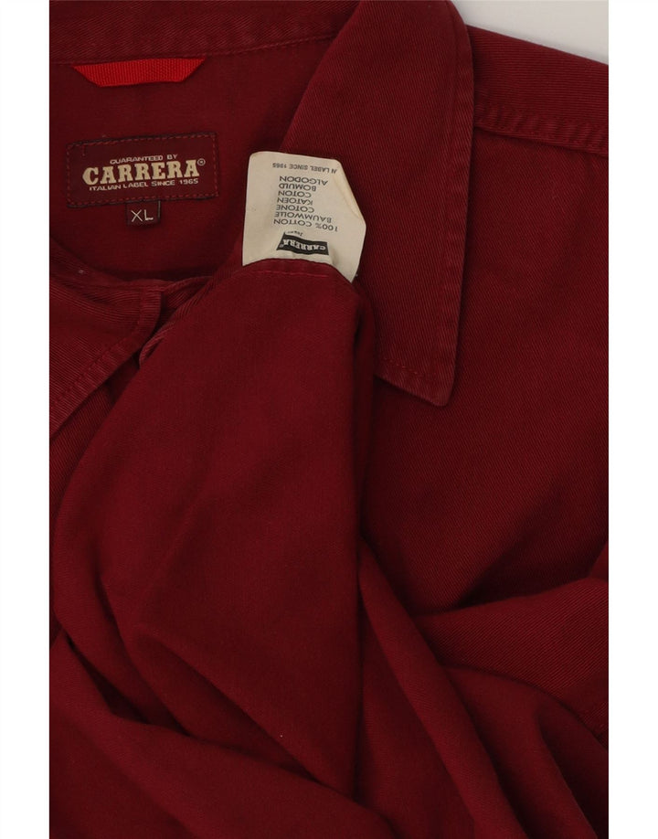 Cămașă de blugi pentru bărbați CARRERA XL Bumbac burgundă