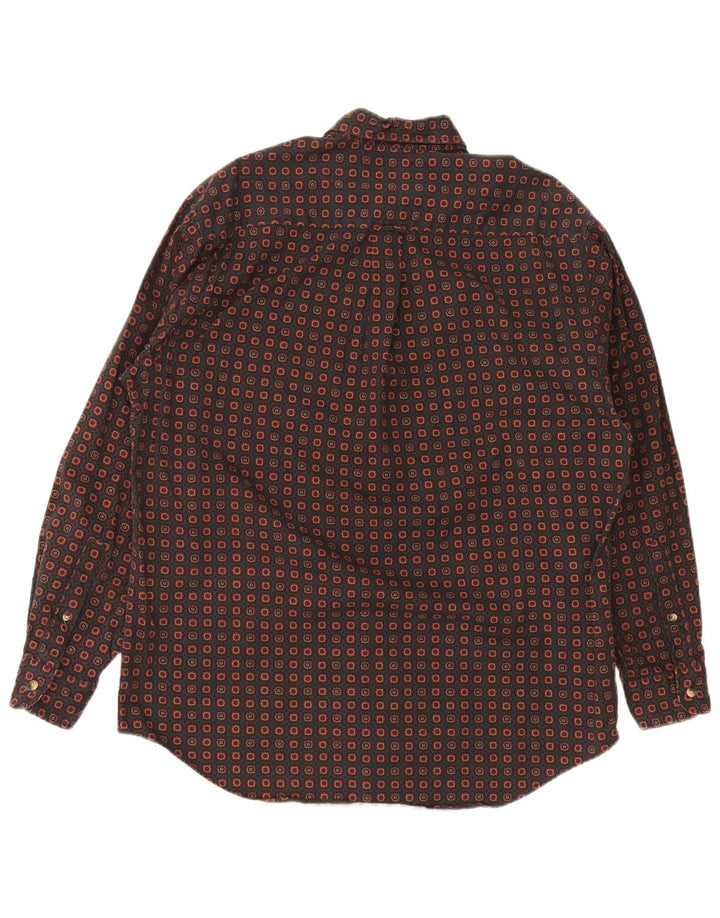 Cămașă Nautica Bărbați Maro Mediu Geometric Bumbac