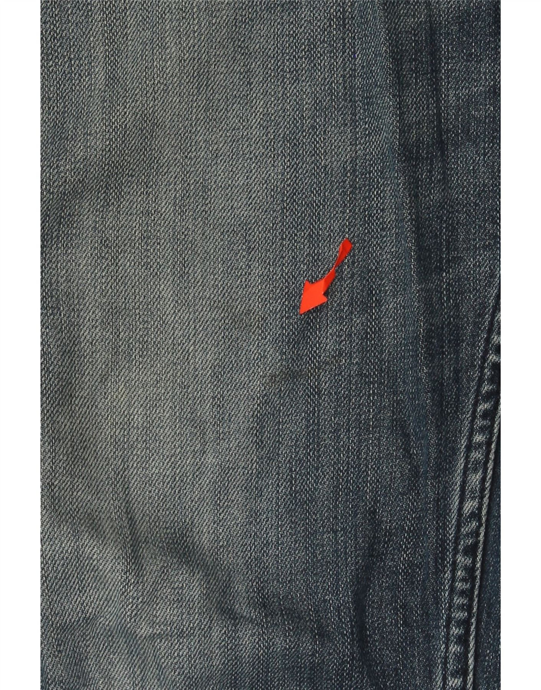 Blugi slim pentru bărbați CALVIN KLEIN Distressed Slim W32 L34 Blue Bumbac