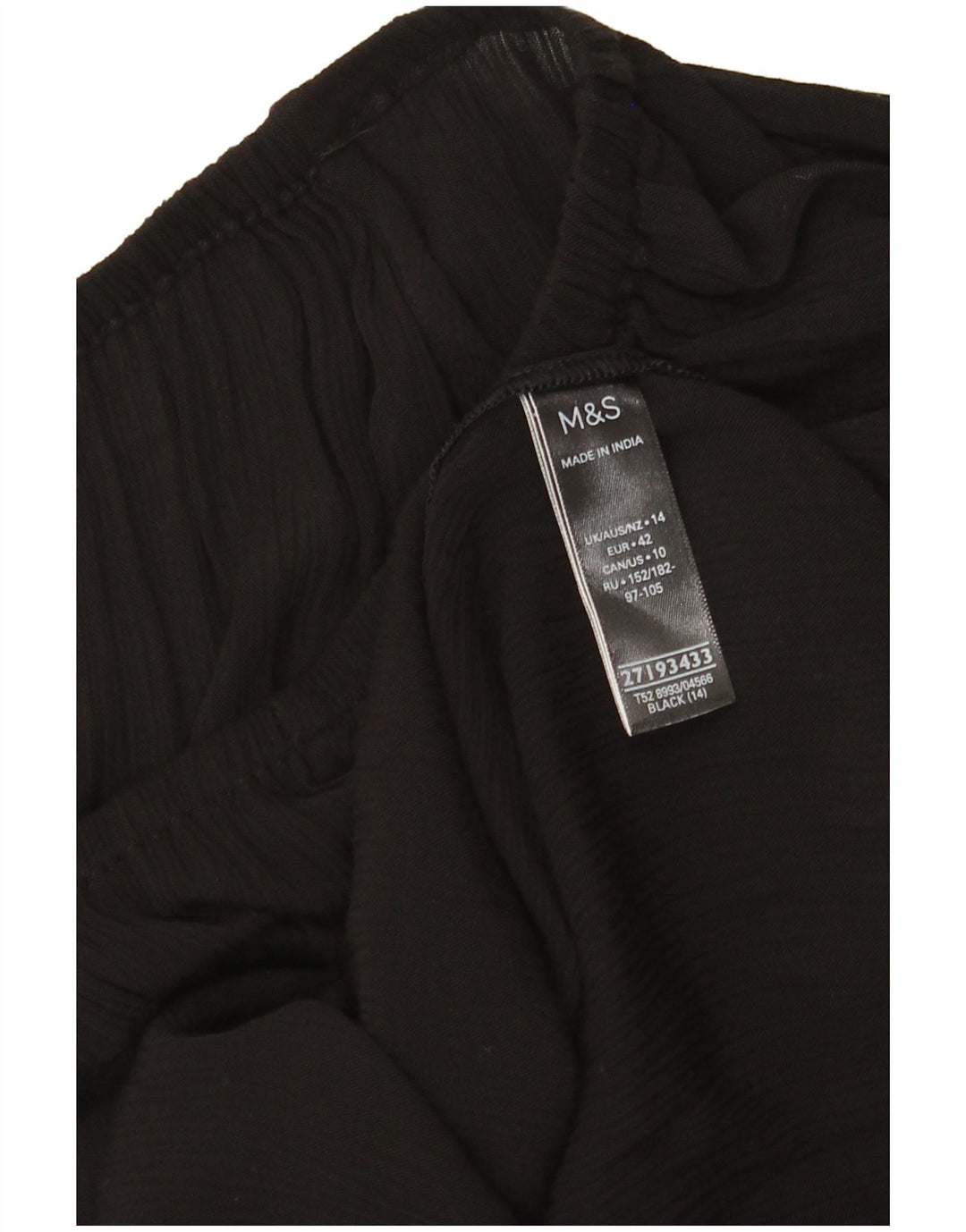 Rochie schimbătoare pentru femei Marks & Spencer UK 14 mare, neagră, viscoză