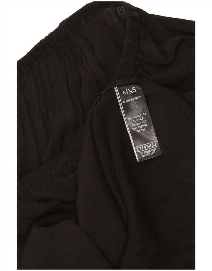 Rochie schimbătoare pentru femei Marks & Spencer UK 14 mare, neagră, viscoză