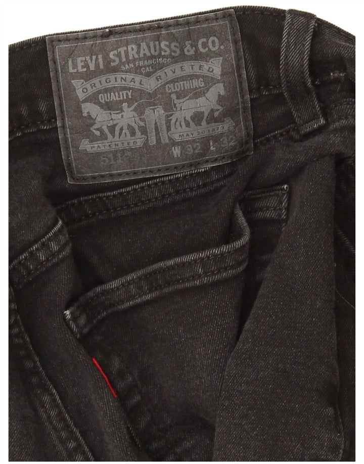 Blugi Levi's 511 Slim pentru bărbați W32 L27 bumbac negru
