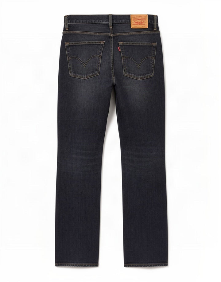 Blugi pentru bărbați Levi's 507 Bootcut W34 L34 Bumbac albastru