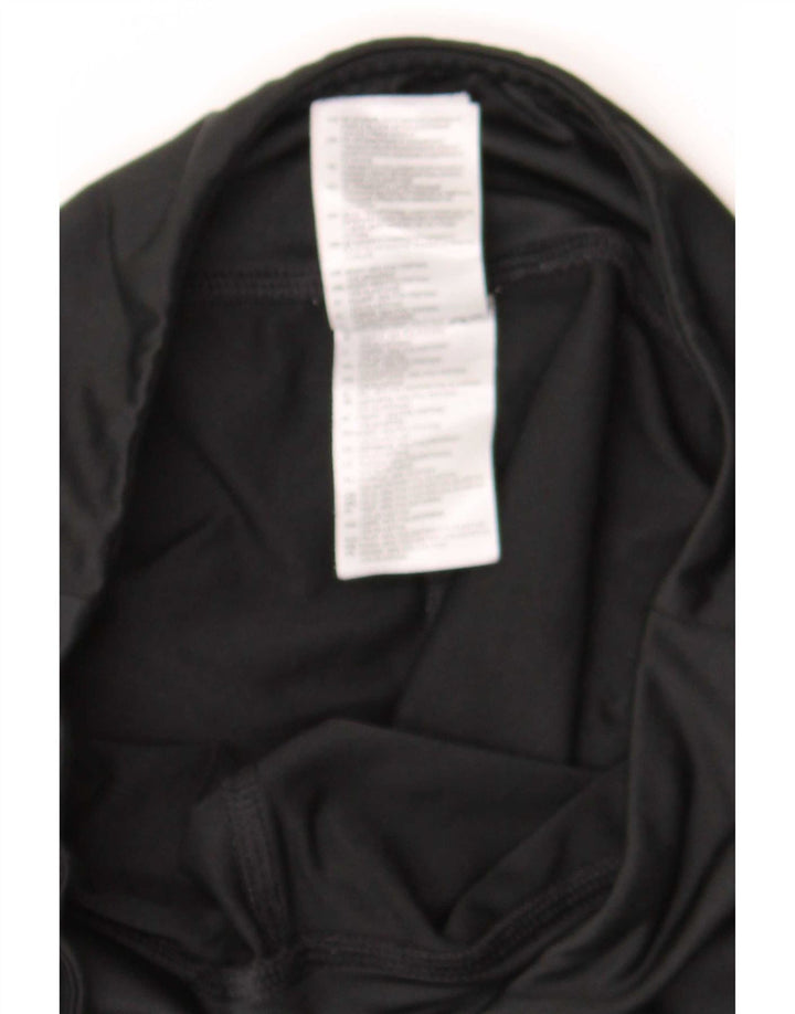 Leggings Capri Adidas pentru femei UK 8/10 Poliester negru mic