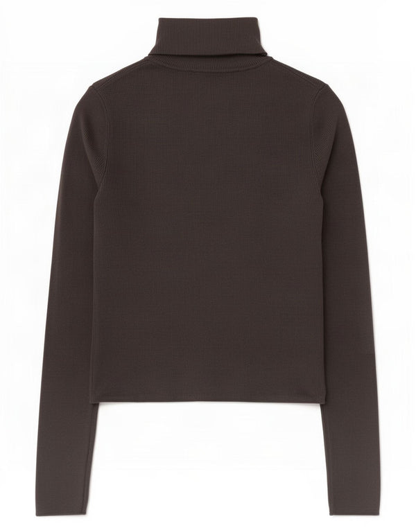 Pulover de damă Zara, cu gât rulat, pulover UK 12, viscoză, gri mediu