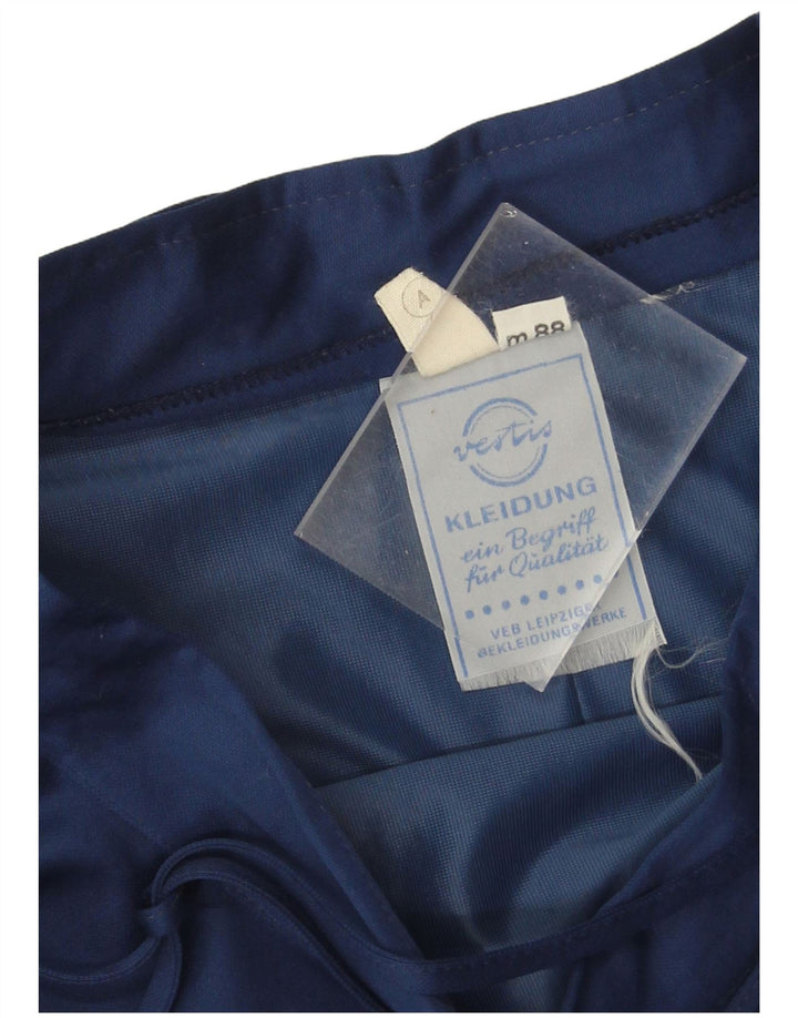 Fusta asimetrică Vintage pentru femei W26 Small Bleumarin
