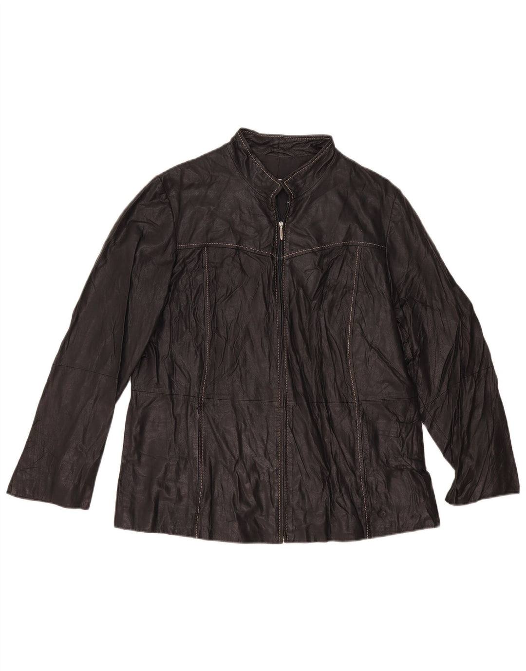 Jachetă de piele Persona pentru femei Mărimea 21 Medium Black