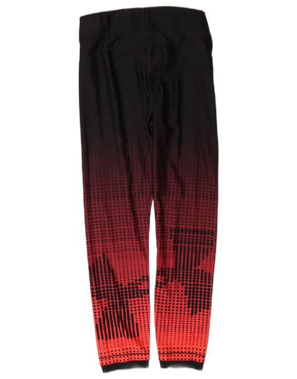 Leggings Under Armour pentru femei Heat Gear UK 10 Small Red Geometric Poliester