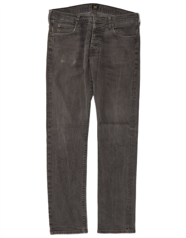 Blugi Lee Powell Slim pentru bărbați W33 L34 bumbac gri