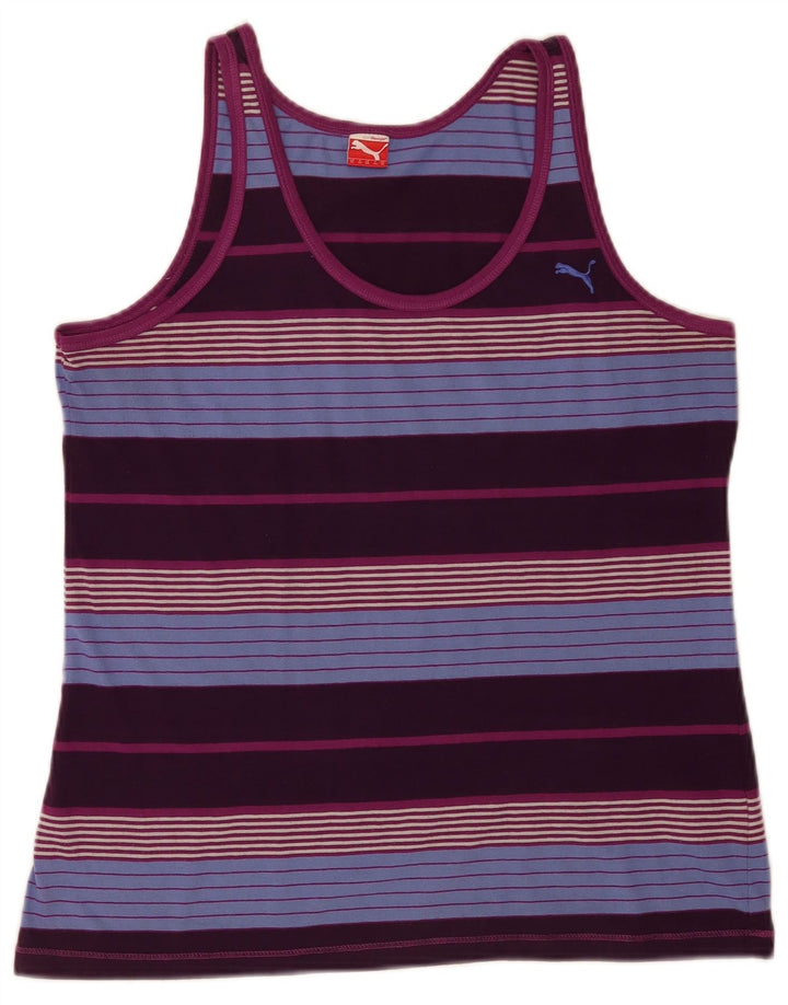 Vestă pentru femei Puma UK 16 Sport mare poliester cu dungi multicolore