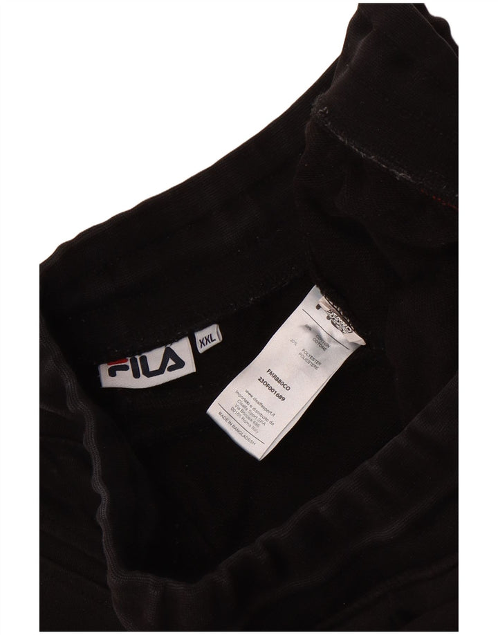 Pantaloni de trening Fila pentru bărbați 2XL bumbac negru