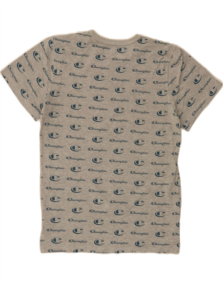 CHAMPION Mens Graphic T-Shirt Top Small Grey Cotton Vintage Champion and Second-Hand Champion from Messina Hembry 