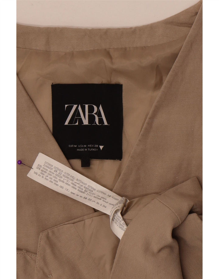 Vestă pentru femei Zara UK 12 Medium Beige Viscose