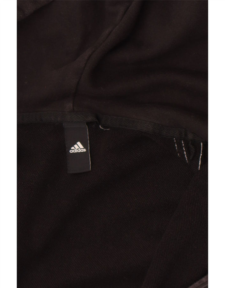 Pulover Adidas pentru bărbați, cu fermoar, mic, negru