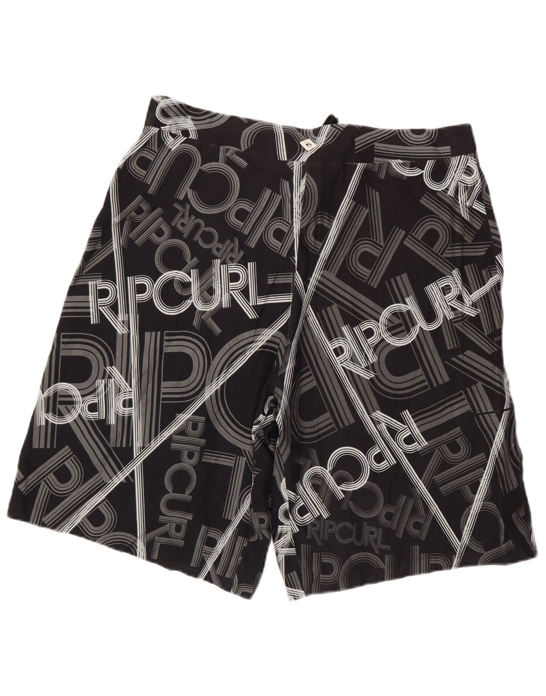 Pantaloni scurți de înot grafic RIP CURL pentru bărbați, mari, negri