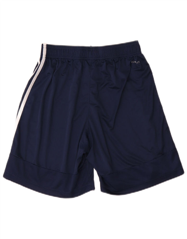 Pantaloni scurți sport pentru bărbați Adidas Climalite, poliester mediu bleumarin