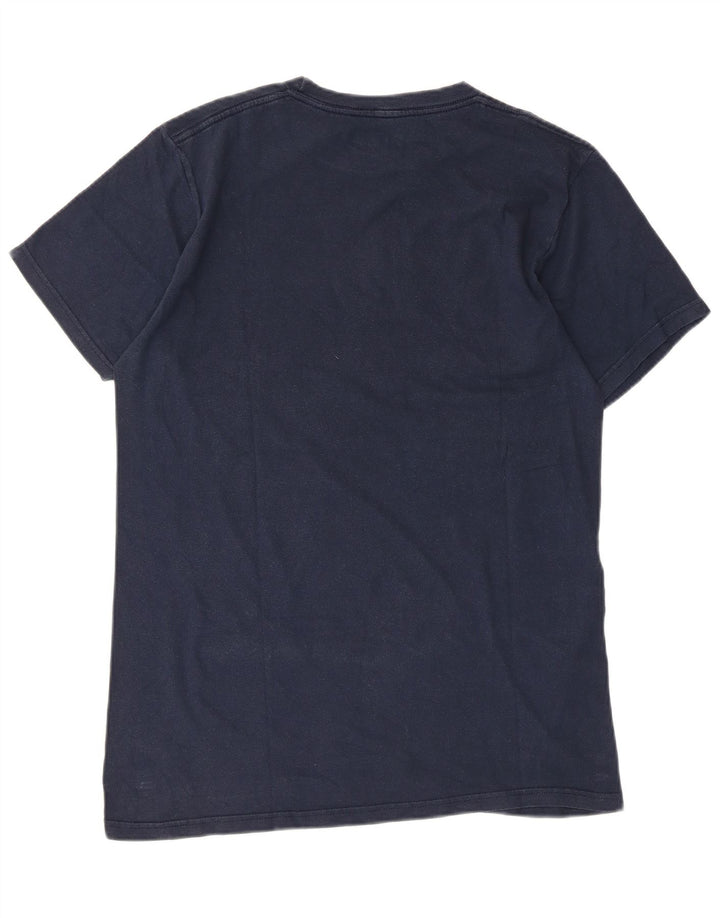 Tricou grafic pentru bărbați Levi's Top mediu din bumbac bleumarin