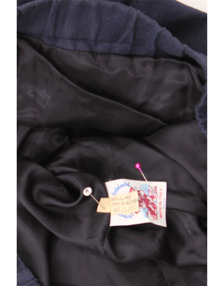 Jachetă Bomber Vintage pentru bărbați Mărimea 42 XS In Bluemarin