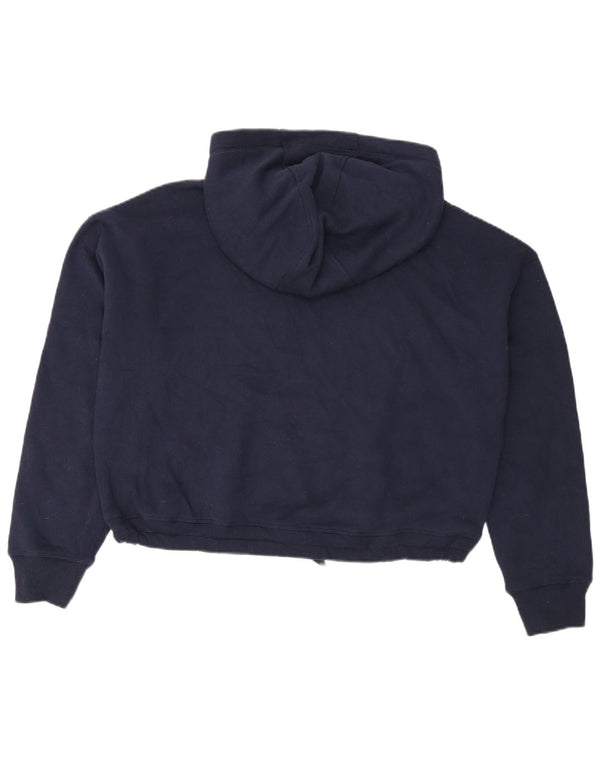 Pulover oversized cu capotă Tommy Hilfiger pentru femei UK 16 mare bleumarin