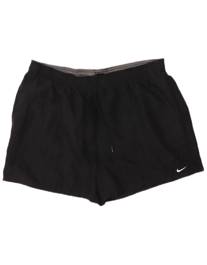 Pantaloni scurți sport Nike pentru bărbați 2XL, poliester negru