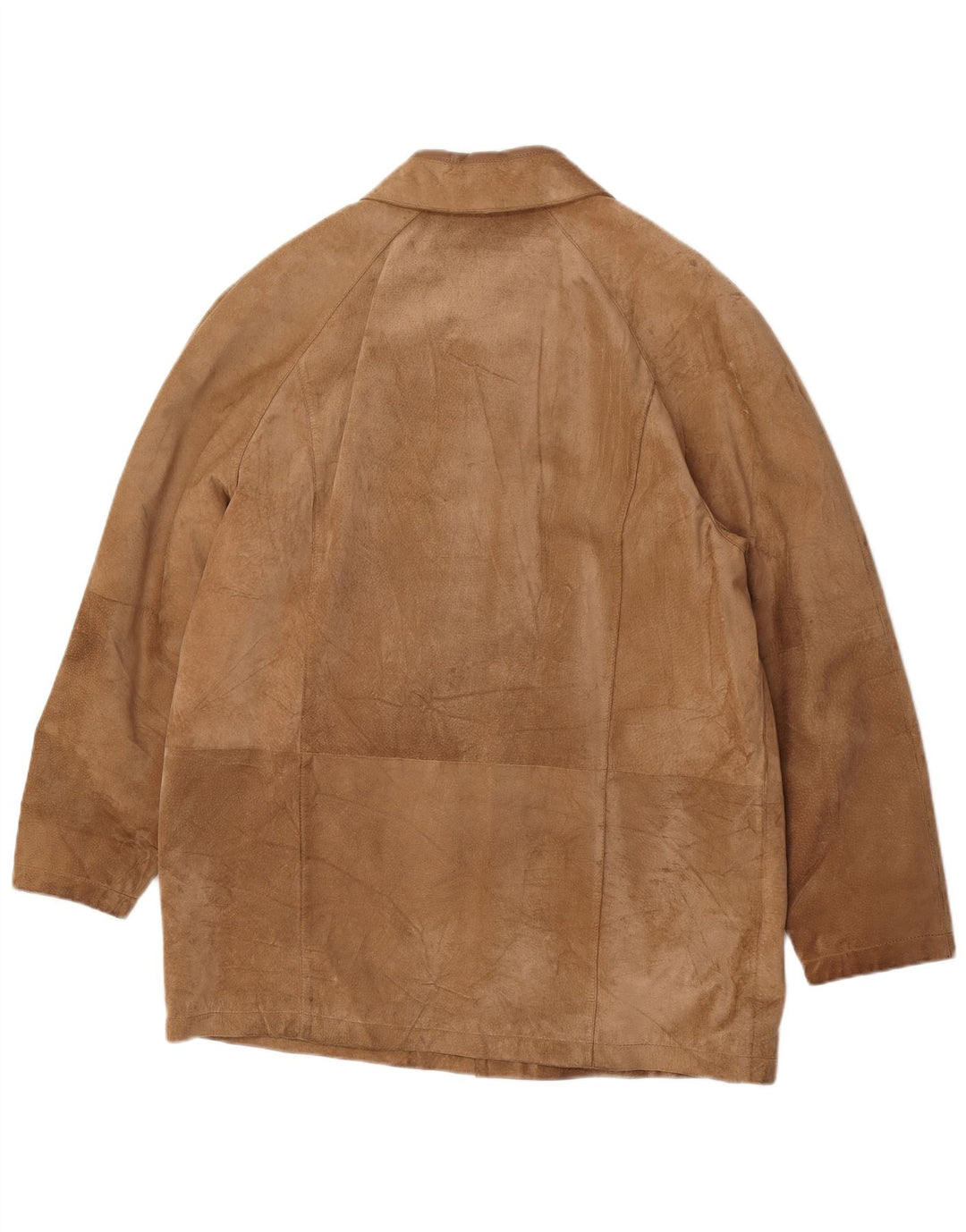 Jachetă de vânt pentru bărbați din piele intoarsa Torras IT 50 Maro mare