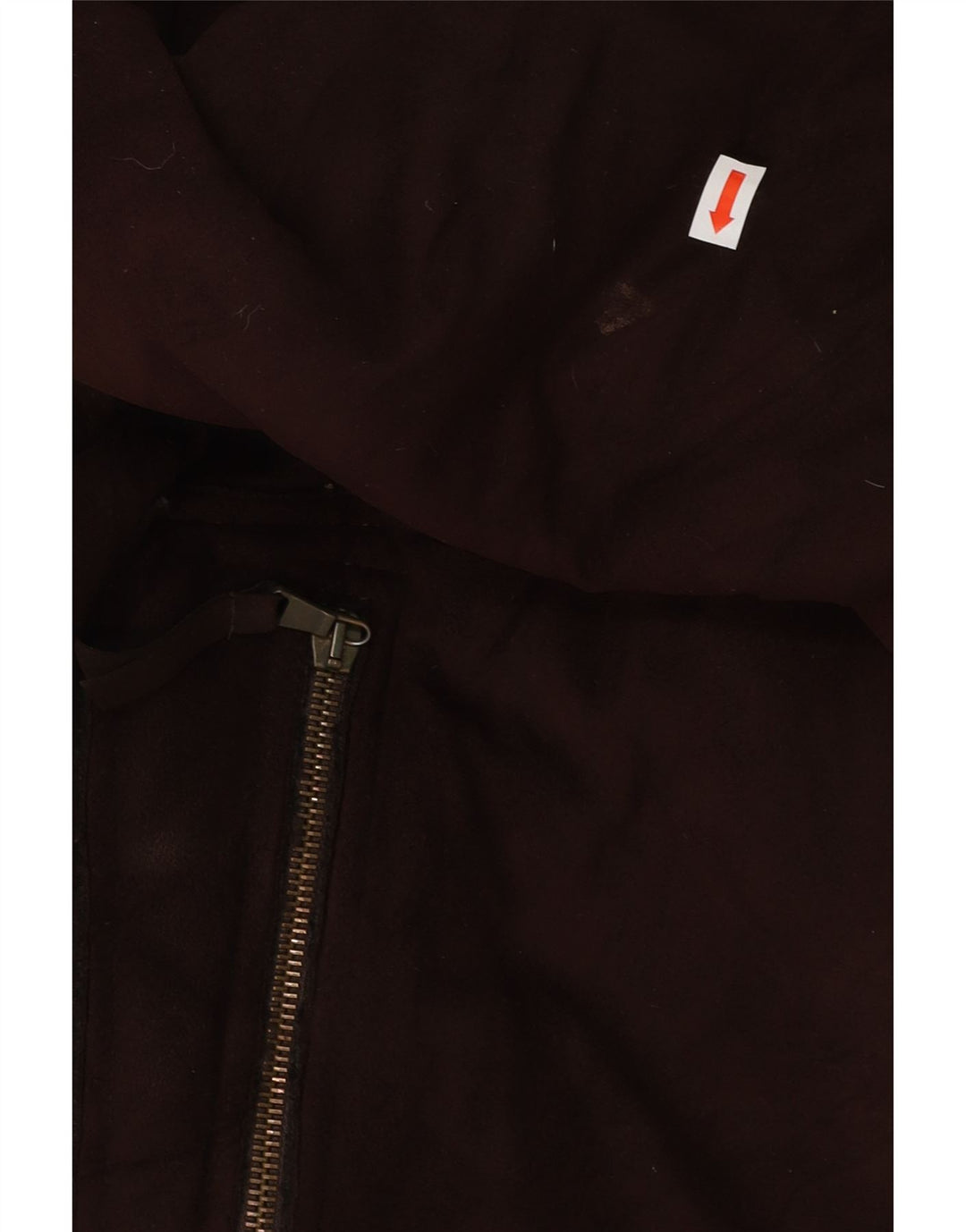 Jachetă Sherpa pentru femei BENETTON UK 14 Maro Mediu Acrilic