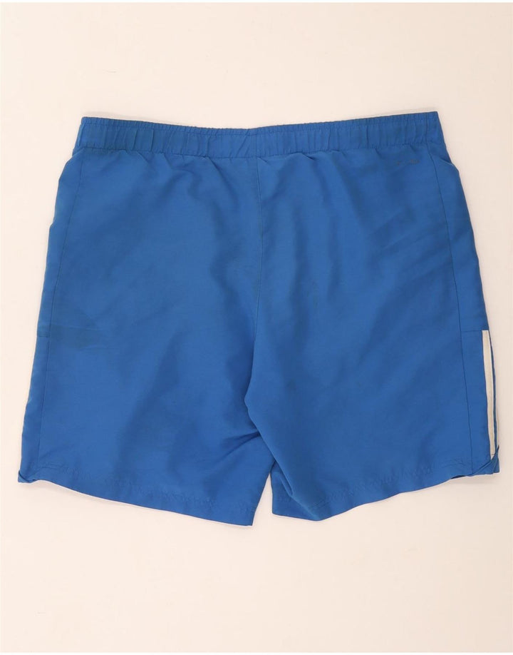 Pantaloni scurți sport pentru bărbați Adidas Climalite, mari, albastru, poliester