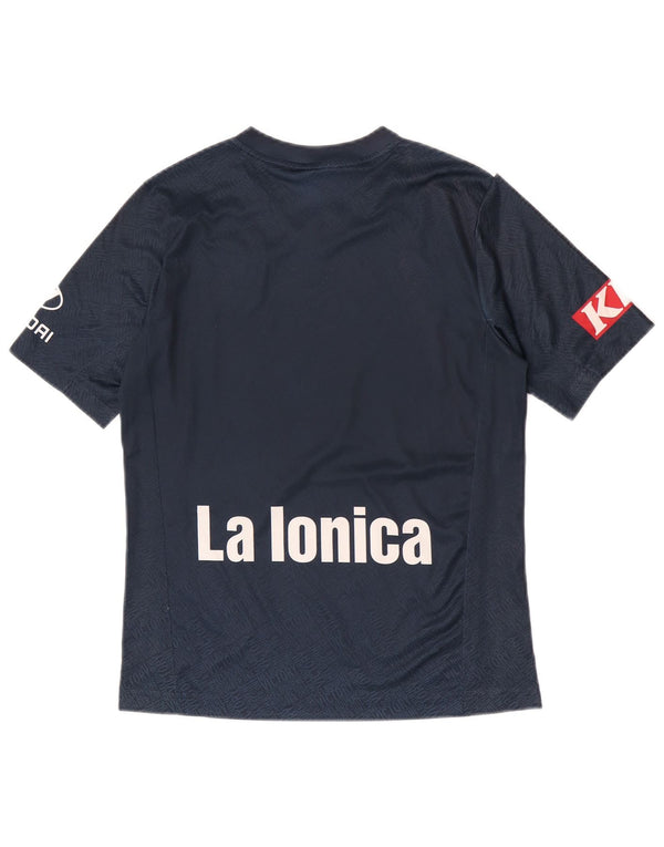 Tricou cu grafic Climalite Adidas baieti Top 13-14 ani poliester bleumarin