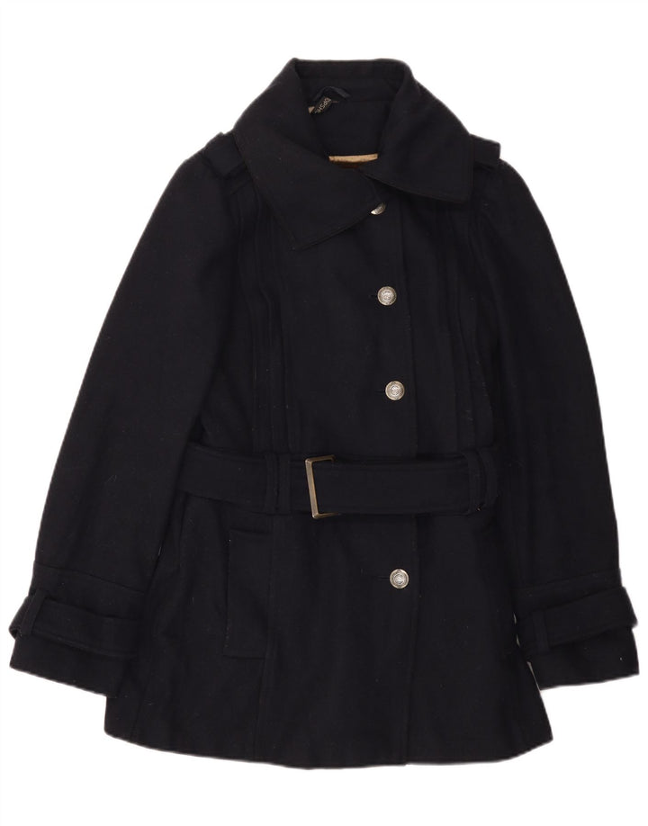 Topshop Pardesiu pentru femei UK 14 Medium Bleumarin Lână